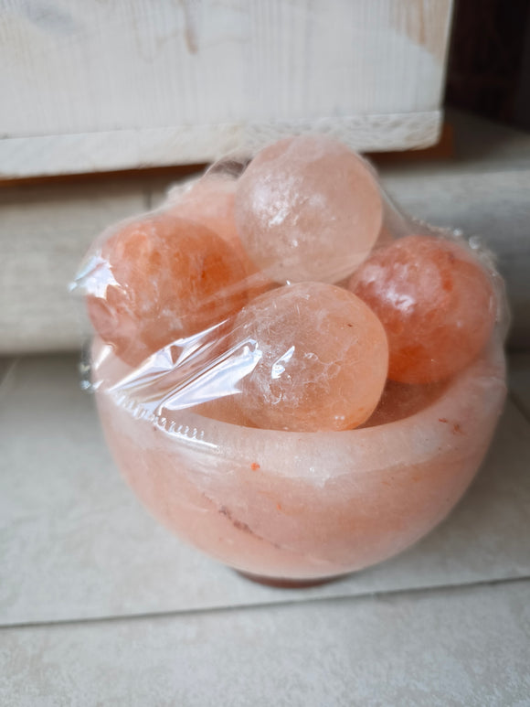 Lampada di sale braciere