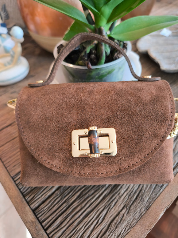 Borsa camoscio Mini in pelle