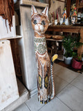 Gattone in legno L